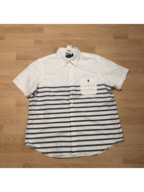 Polo Ralph Lauren Classic Fit Short Sleeve Button-Down Oxford Shirt Pony XXL